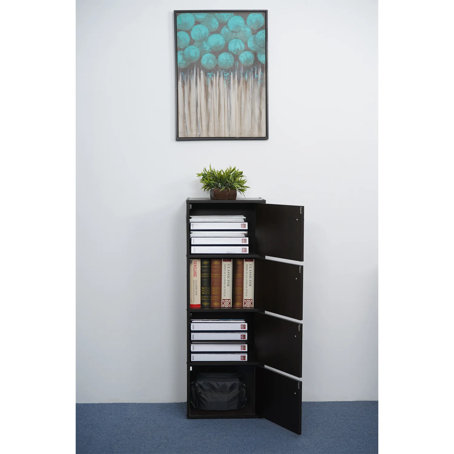 Nilkamal Cary Book Case (New Wenge) - Image 3