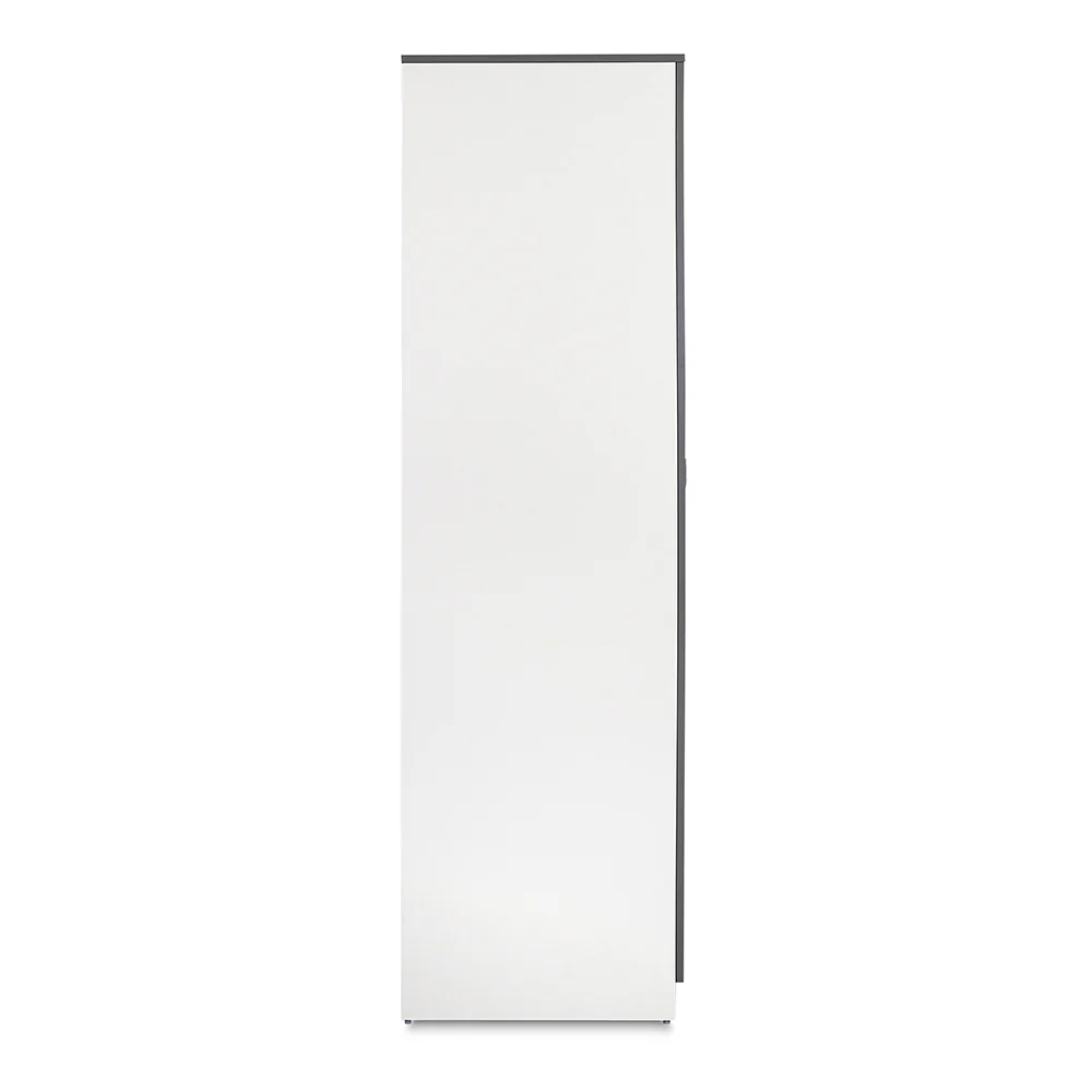 Nilkamal Marbito 2 Door Wardrobe With Mirror (White) - Image 7