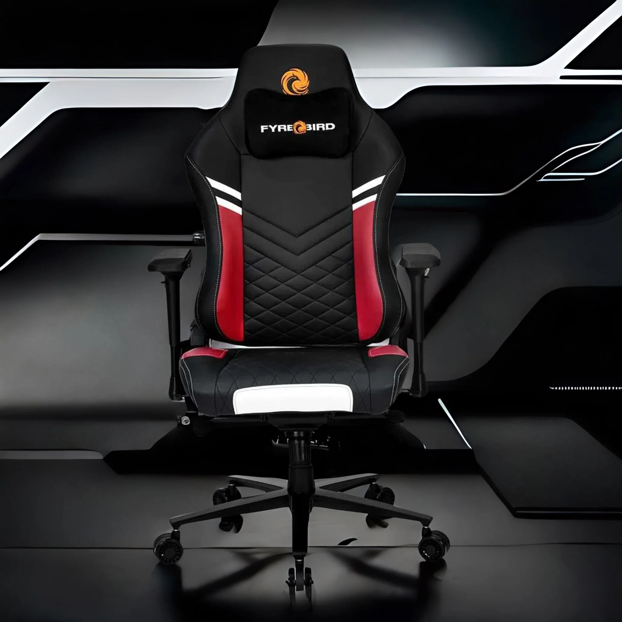Nilkamal Fyrebird Vaden Gaming Chair (Black / Red) - Image 4