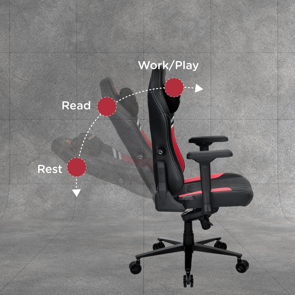 Nilkamal Fyrebird Vaden Gaming Chair (Black / Red) - Image 9
