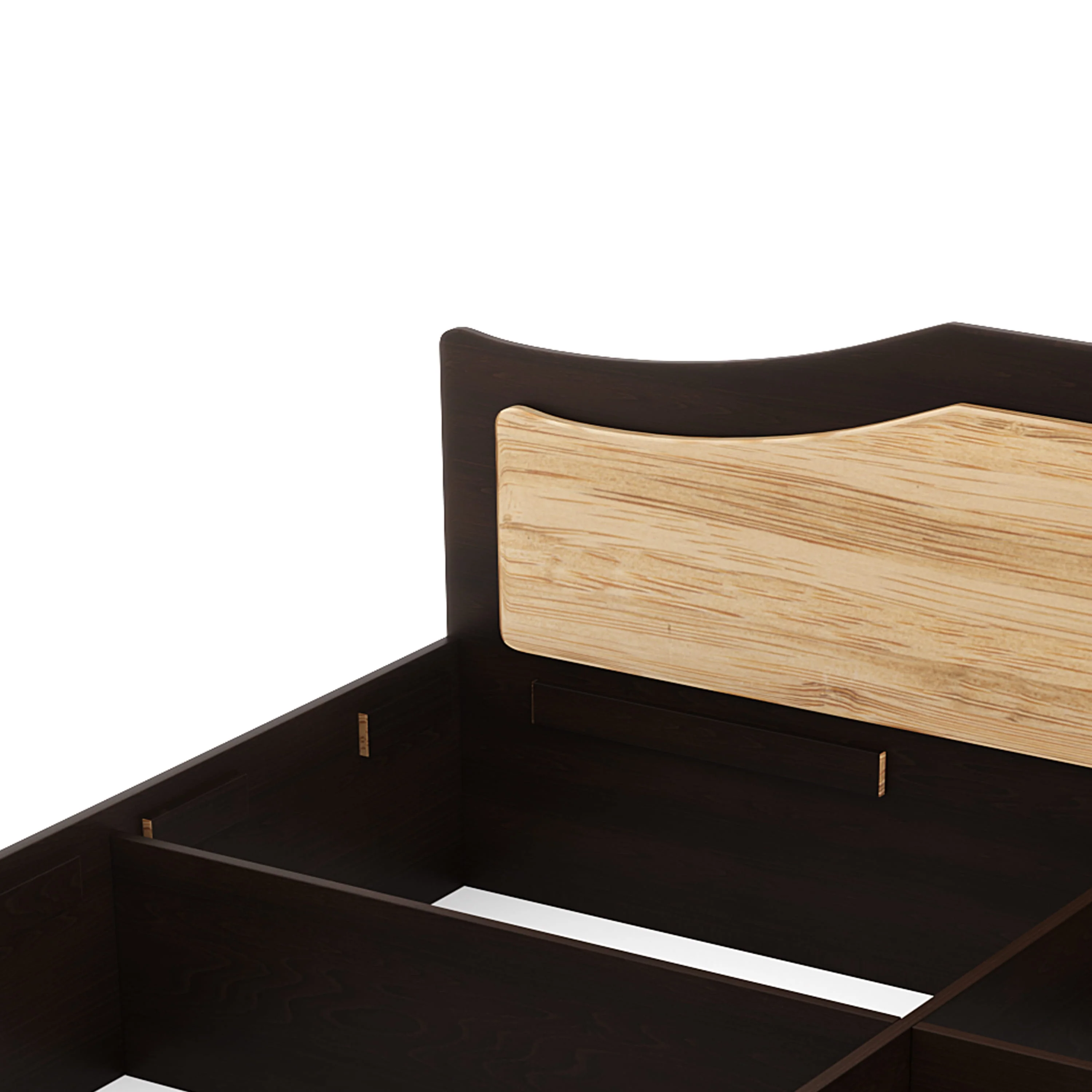 Nilkamal Willy King Bed With Storage (Wenge & Sonama Oak) - Image 5