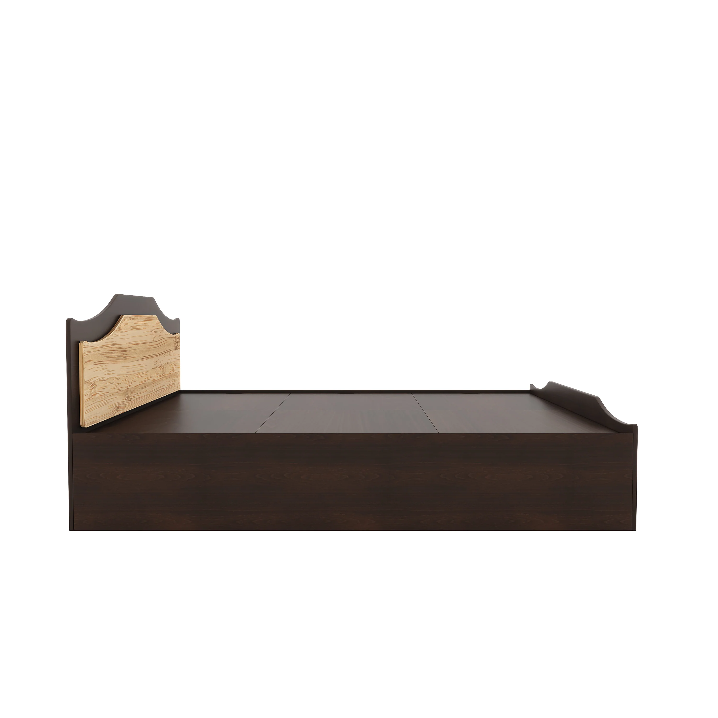 Nilkamal Willy King Bed With Storage (Wenge & Sonama Oak) - Image 6